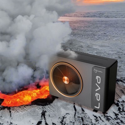 Термопомпа въздух-вода, моноблок Crystal LAVA 9 kW + Бойлер от неръждаема стомана с вграден буферен съд Crystal Azurite 150/50